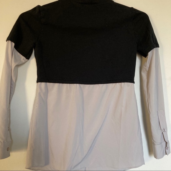 Renvy Women’s Collared Cropped long sleeve Top - Picture 9 of 10